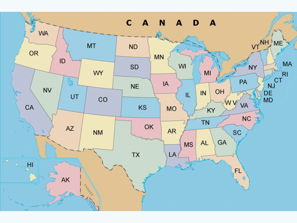 US State Map | Training Werks