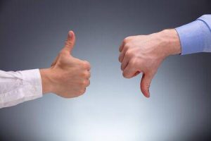 Thumbs Up / Thumbs Down Conflict Image