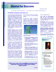 Geared for Success Newsletter